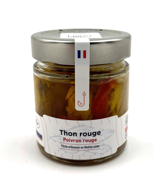 Thon rouge et poivron rouge à l'huile d'olive - Ligne Mer - enboite.ch